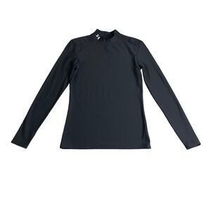 Under Armour ColdGear Gameday Compression Mock Top Womens‎ M Black Long Sleeve